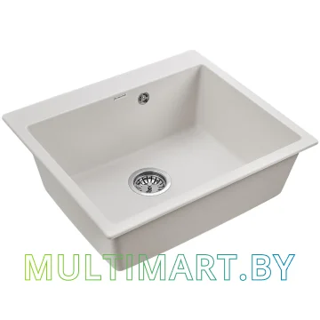 Кухонная мойка Paulmark Kante PM106052-WH (белый) картинка 2